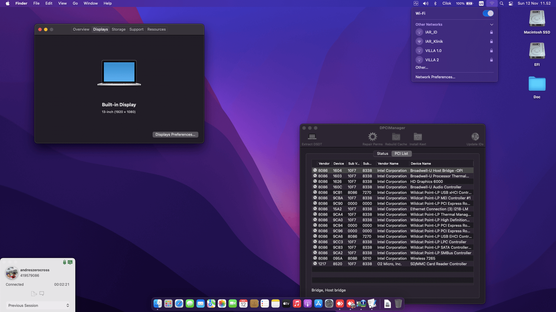 Panasonic Toughbook CF MX4 Touchscreen [Broadwell   Intel HD 5500 + PS2]   OpenCore 1